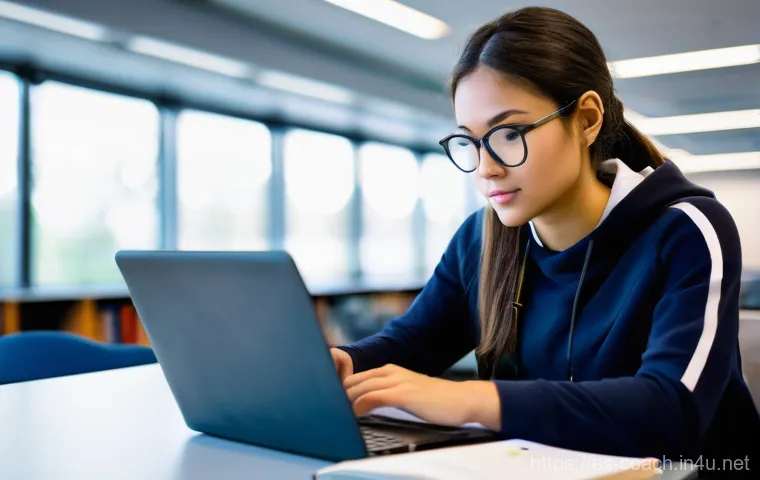 스포츠지도사로 대학원 진학 준비 - **Prompt: "A dynamic, intelligent young woman, appearing to be in her late 20s or early 30s, deeply ...