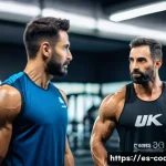 스포츠지도사 연봉 및 직업 전망 - A professional sports coach conducting a personalized training session in a modern gym in Madrid, Sp...